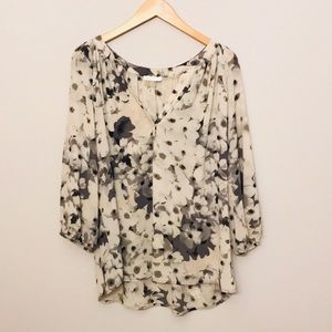 Dalia Floral 3/4 Sleeved Blouse Size 1x